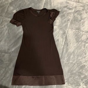 Bebe Brown mini dress